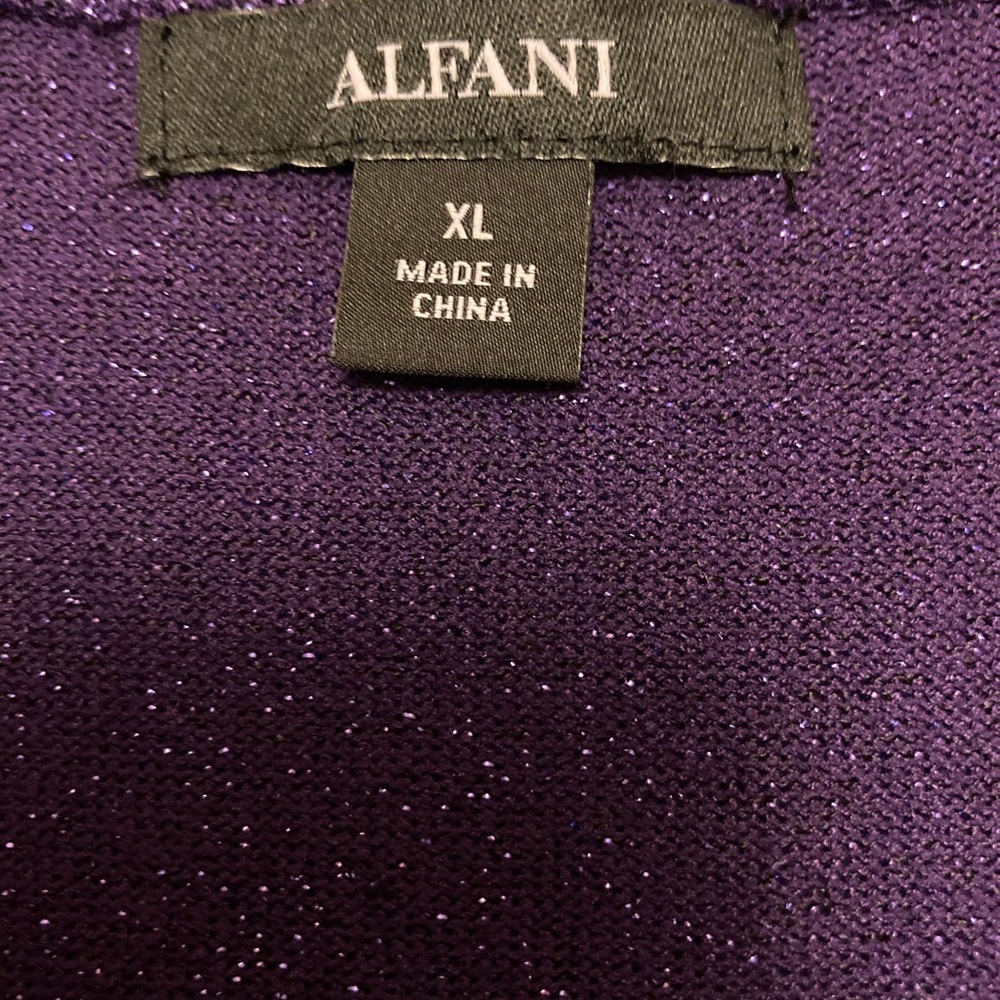 Alfani asymmetrical tunic. EUC. XL - Picture 4 of 8